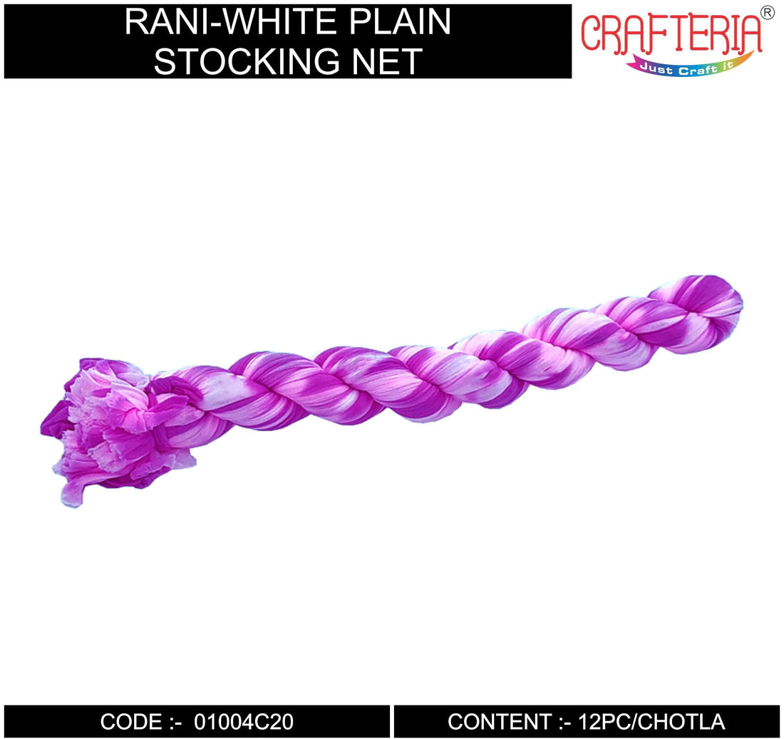 Crafteria RANI-PINK TWO SHADE STOCKING NET