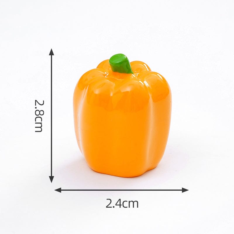 Crafteria Yellow Pepper (4Pcs) Vegetable Miniature Series