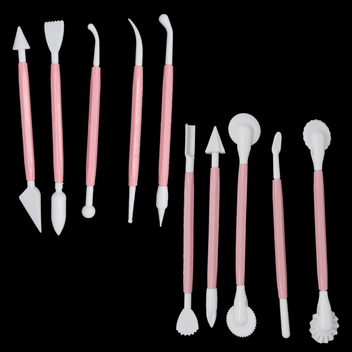 Crafteria 10-Piece Sculpting and Crafting Tool Set – Multi-Use for Detailing and Shaping