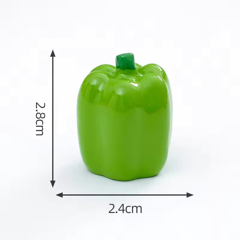 Crafteria Orange Pepper (4Pcs) Vegetable Miniature Series
