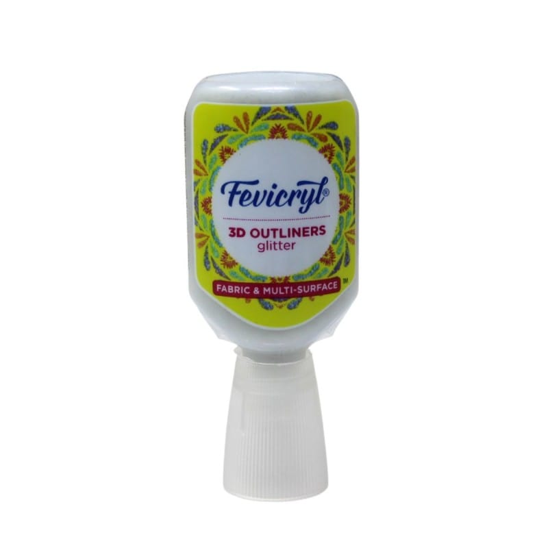 Crafteria Gold Fevicryl 3D Outliner Glitter (20ml)