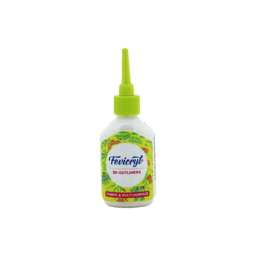 Pidilite White-301 Fevicryl 3D Outliner Pearl (20ml) (Mrp-25/-)