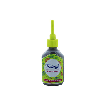 Pidilite Black-306 Fevicryl 3D Outliner Pearl (20ml) (Mrp-25/-)