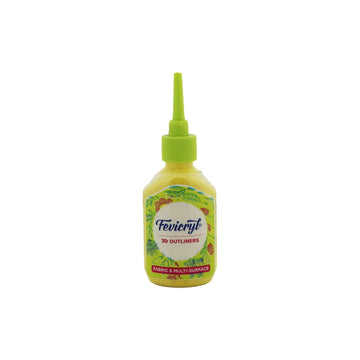 Pidilite Golden Yellow-308 Fevicryl 3D Outliner Pearl (20ml) (Mrp-25/-)
