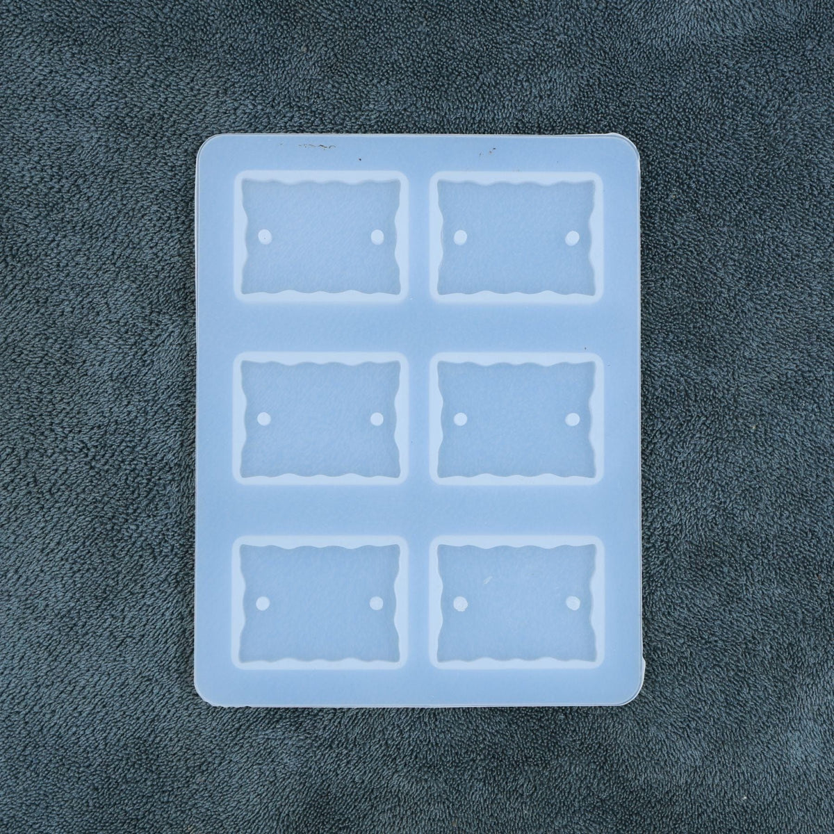 My Store Silicon Mould 6 Cavity Rectangle Agate Rakhi & Bracelet Mould