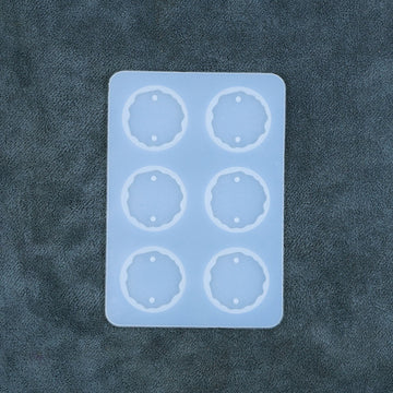 My Store Silicon Mould 6 Cavity Round Agate Rakhi & Bracelet Mould