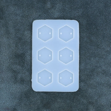 My Store Silicon Mould 6 Cavity Hexagon Rakhi & Bracelet Mould