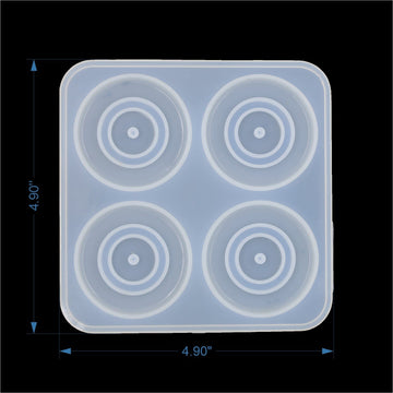 My Store Silicon Mould 4 Cavity 2" Evil Eye