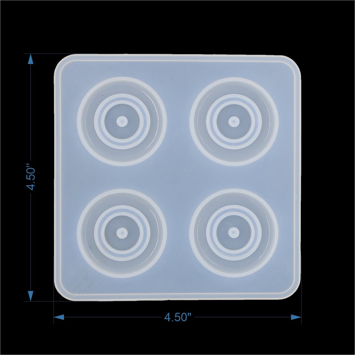 My Store Silicon Mould 4 Cavity 1.5" Evil Eye