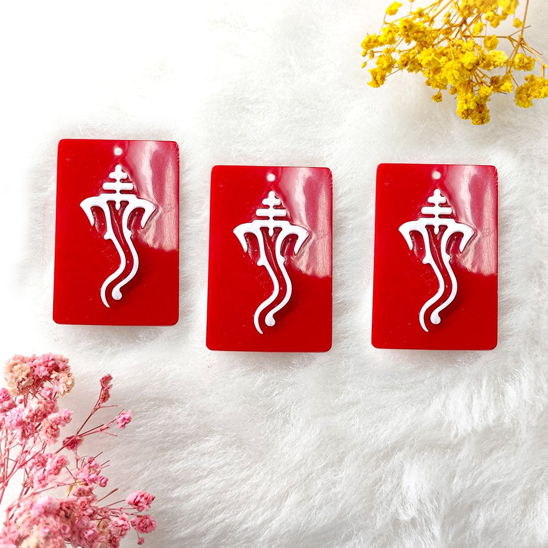 Crafteria Silicon Mould 4 Cavity Ganpatiji (Ganesh) Keychain Mould