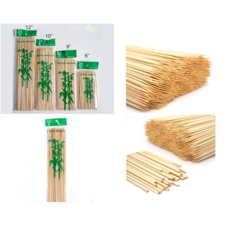 My Store WOODEN STICKS 6" CHOP STICKS THIN ROUND