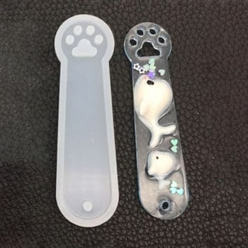 My Store Silicon Mould SMALL PAW BOOK MARK MOULD
