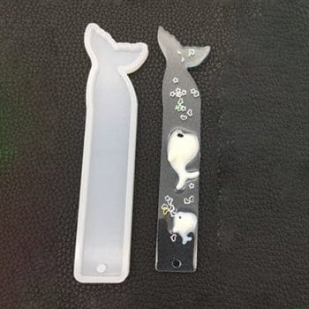 My Store Silicon Mould BIG MERMAID TAIL BOOK MARK MOULD