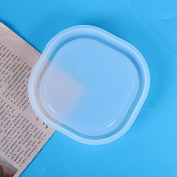 My Store Silicon Mould SQUARE COASTER WITH BOUNDARY MOULD