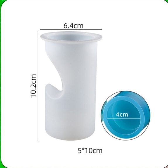 My Store Silicon Mould SMALL HALF HEART 2 PC T-LIGHT HOLDER MOULD