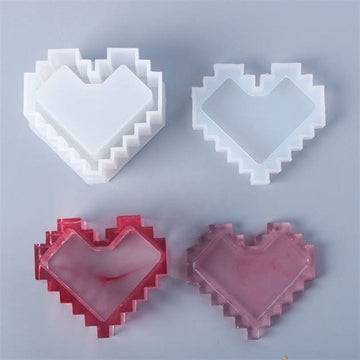 My Store Silicon Mould GEOMETRICAL HEART STORAGE BOX MOULD