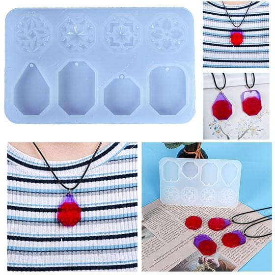My Store Silicon Mould DOUBLE CASTIN JEWELLERY AND KEYCHAIN MOULD