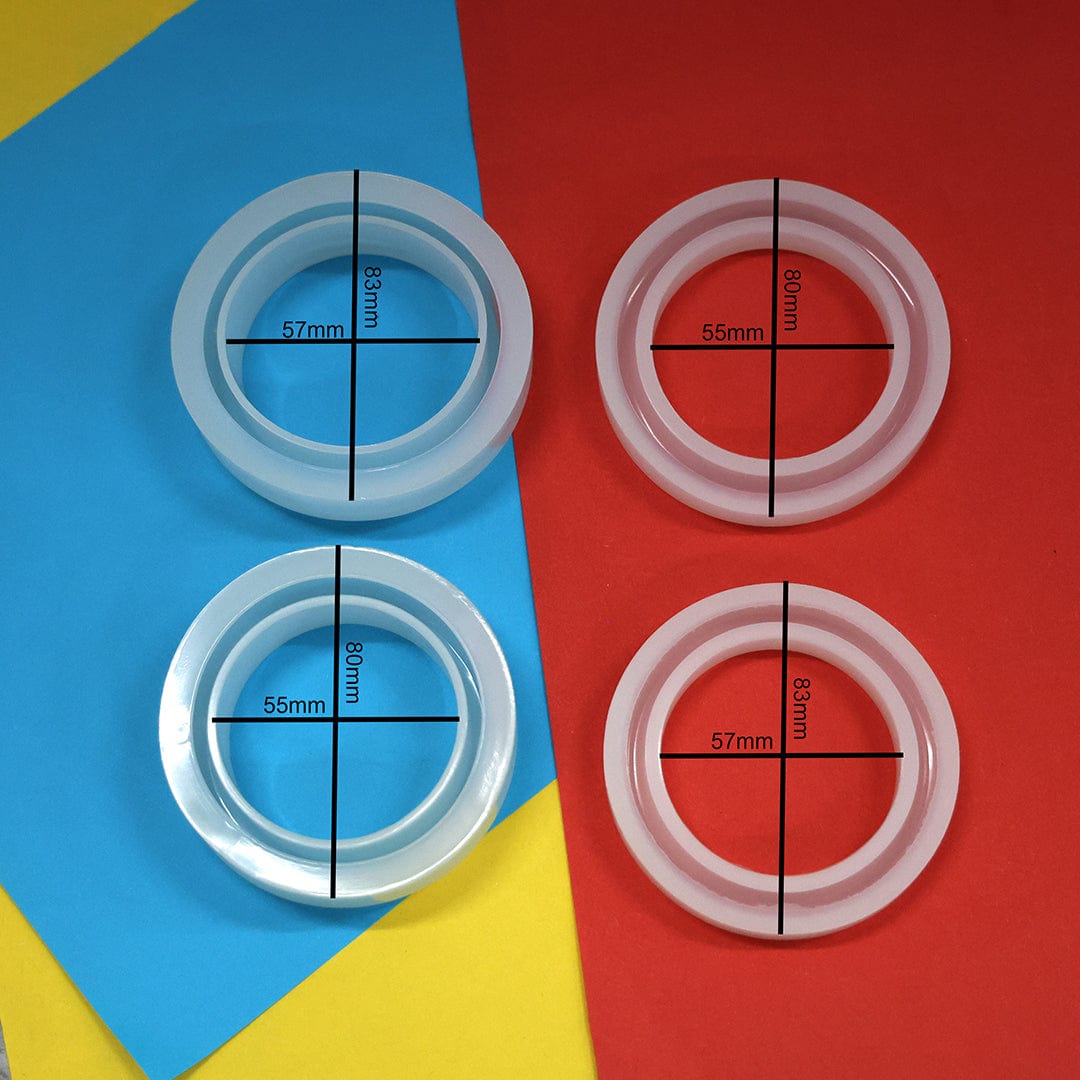My Store Silicon Mould 4 Pcs Bracelet & Bangle Mould