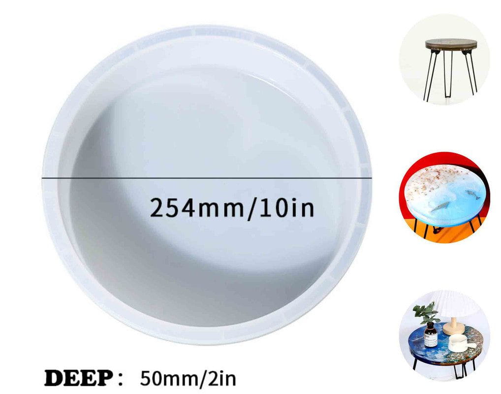 My Store Silicon Mould 10" ROUND 50MM DEEP CASTING MOULD