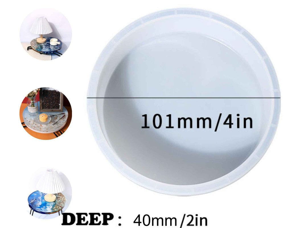 My Store Silicon Mould 4" ROUND 50MM DEEP CASTING MOULD