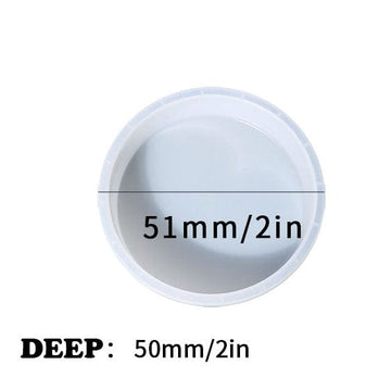 My Store Silicon Mould 2" Round 50Mm Deep Casting Mould