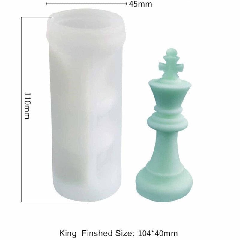 My Store Silicon Mould KING SHAPE CHESS GAME MOULD