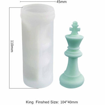My Store Silicon Mould KING SHAPE CHESS GAME MOULD
