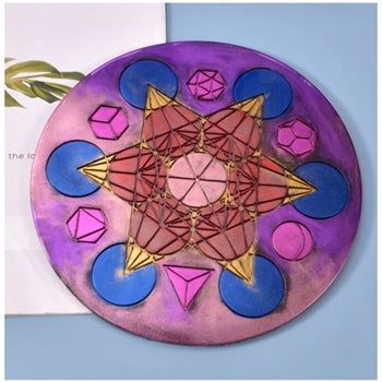 Crafteria CLOCK AND AARTI PLATE MOULD