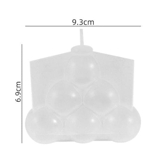 My Store Silicon Mould 3 LAYER PYRAMID BUBBLE CANDLE MOULD