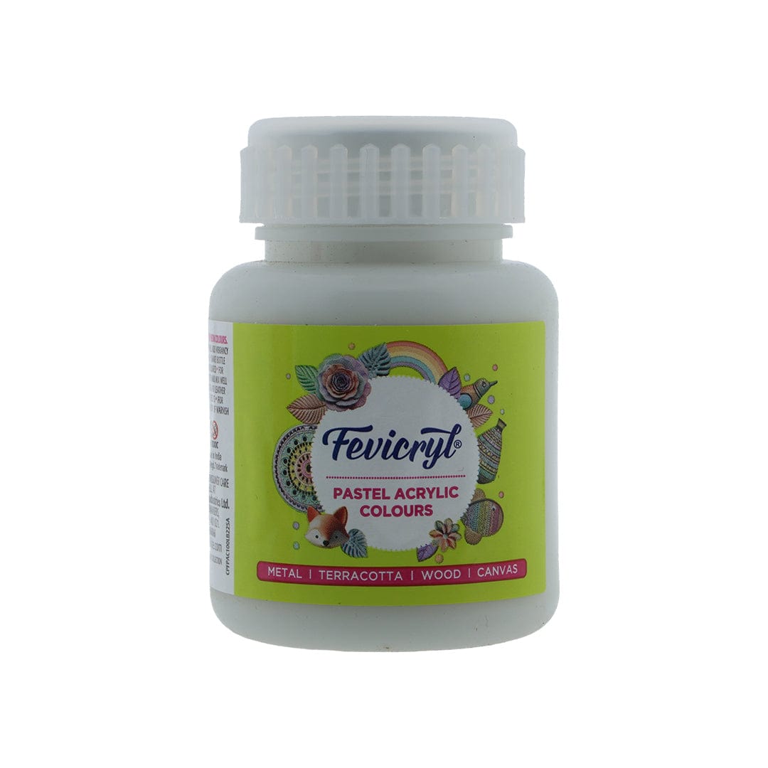 Crafteria Aqua Blue Fevicryl Pastel Acrylic Colour 100Ml