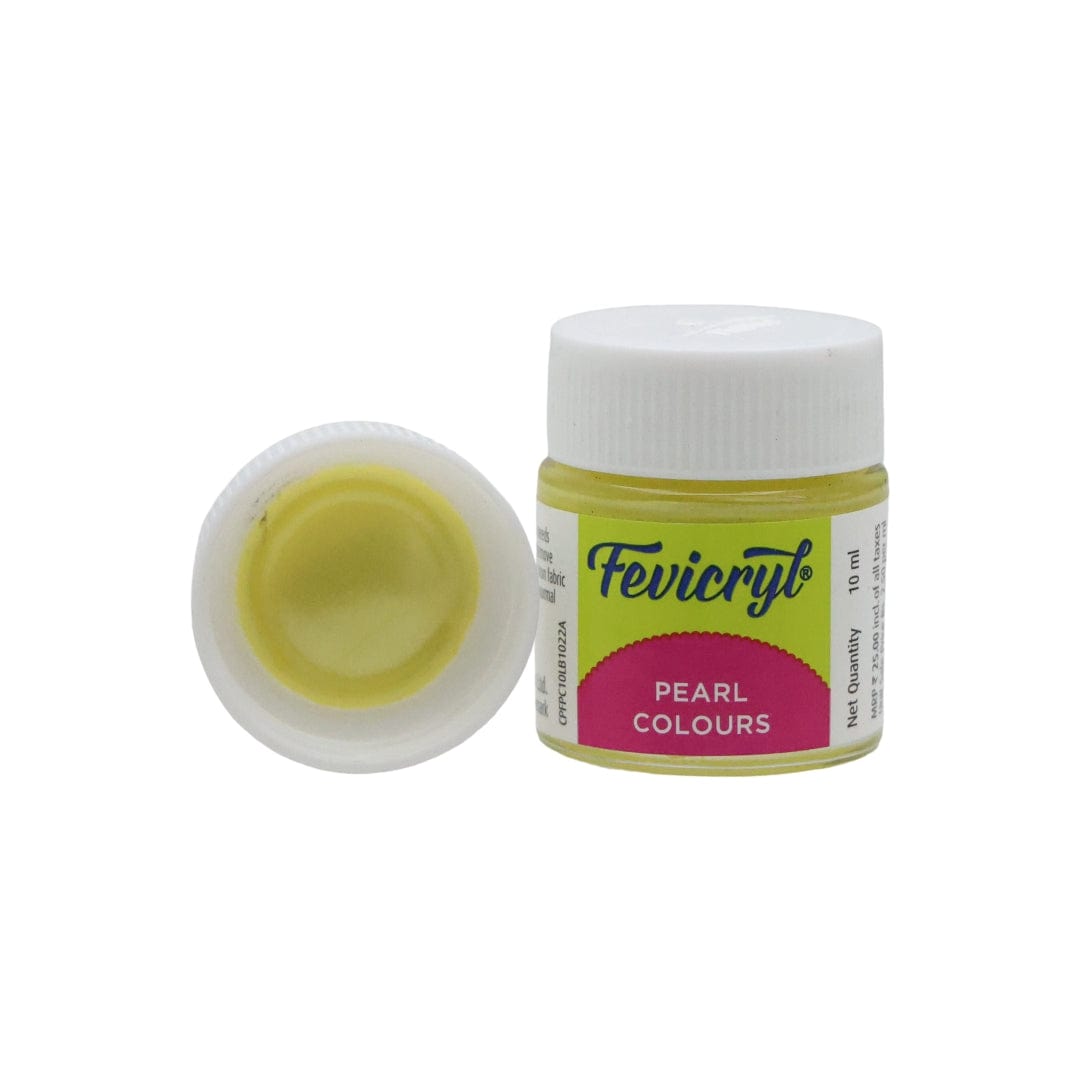 Pidilite Lemon Yellow Pidilite Fevicryl Acrylic Colours Pearl 10ml