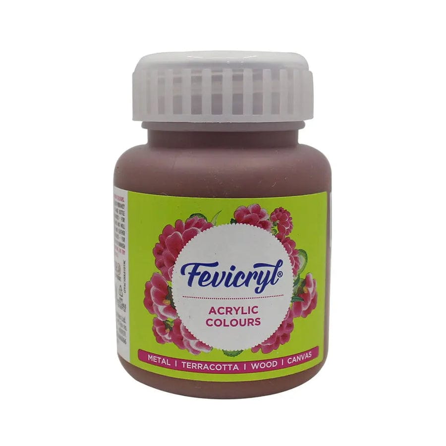 Crafteria Dark Brown Pidilite Fevicryl Acrylic Colours 100ml
