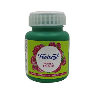 Crafteria Dark Green Pidilite Fevicryl Acrylic Colours 100ml
