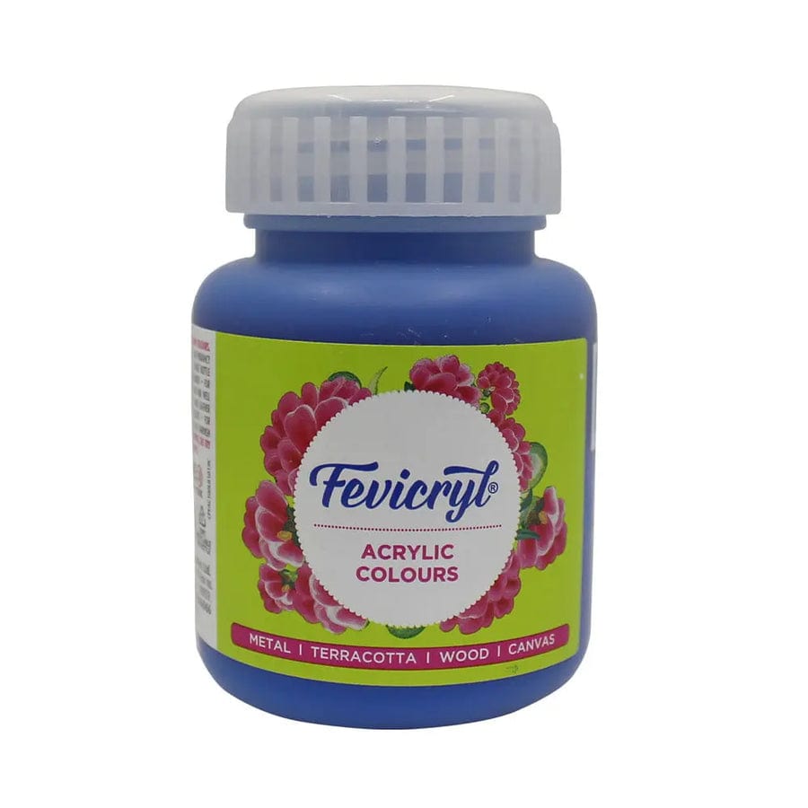 Crafteria Prussian Blue Pidilite Fevicryl Acrylic Colours 100ml