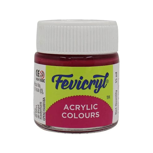 Crafteria Maroon Pidilite Fevicryl Acrylic Colours 15ml