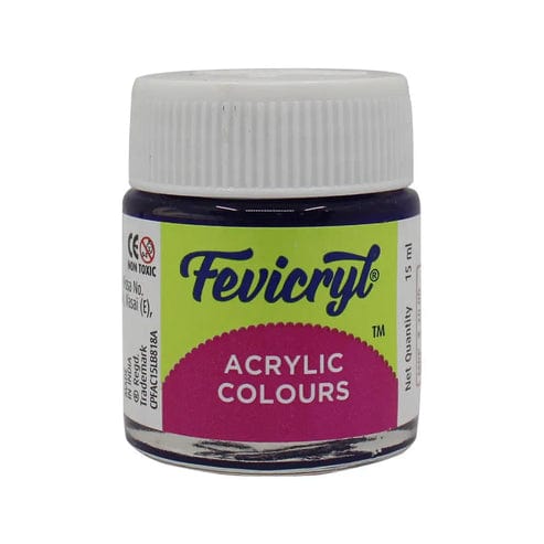 Crafteria Orange Pidilite Fevicryl Acrylic Colours 15ml