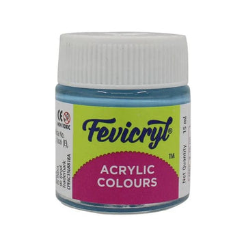 Crafteria Teal Blue Pidilite Fevicryl Acrylic Colours 15ml