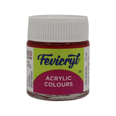 Pidilite Fevicryl Acrylic Colours 15ml (Mrp-Rs.25/-) (coral-red)