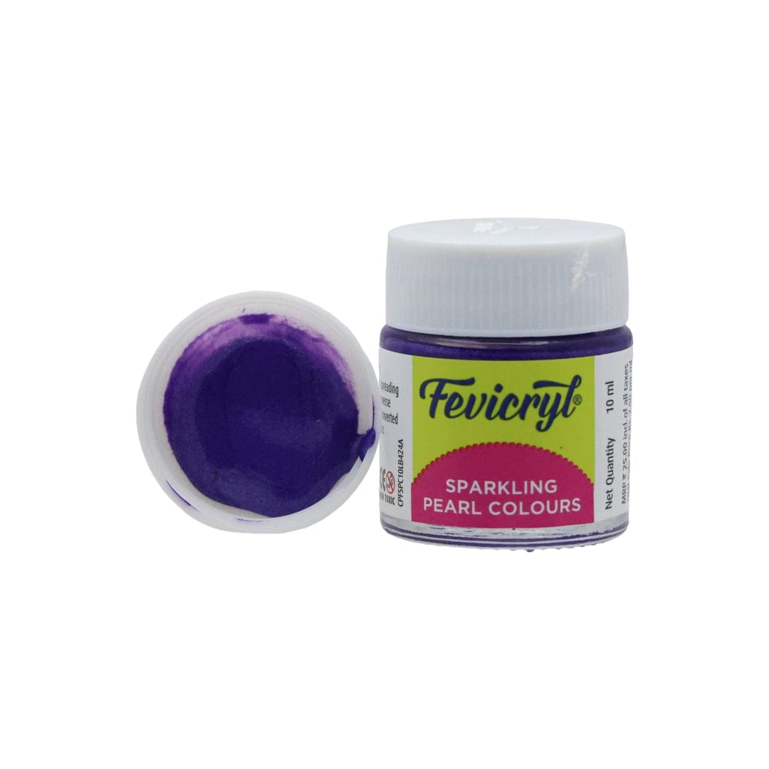 Pidilite Golden Yellow Pidilite Fevicryl Acrylic Colours Sparkling Pearl 10ml