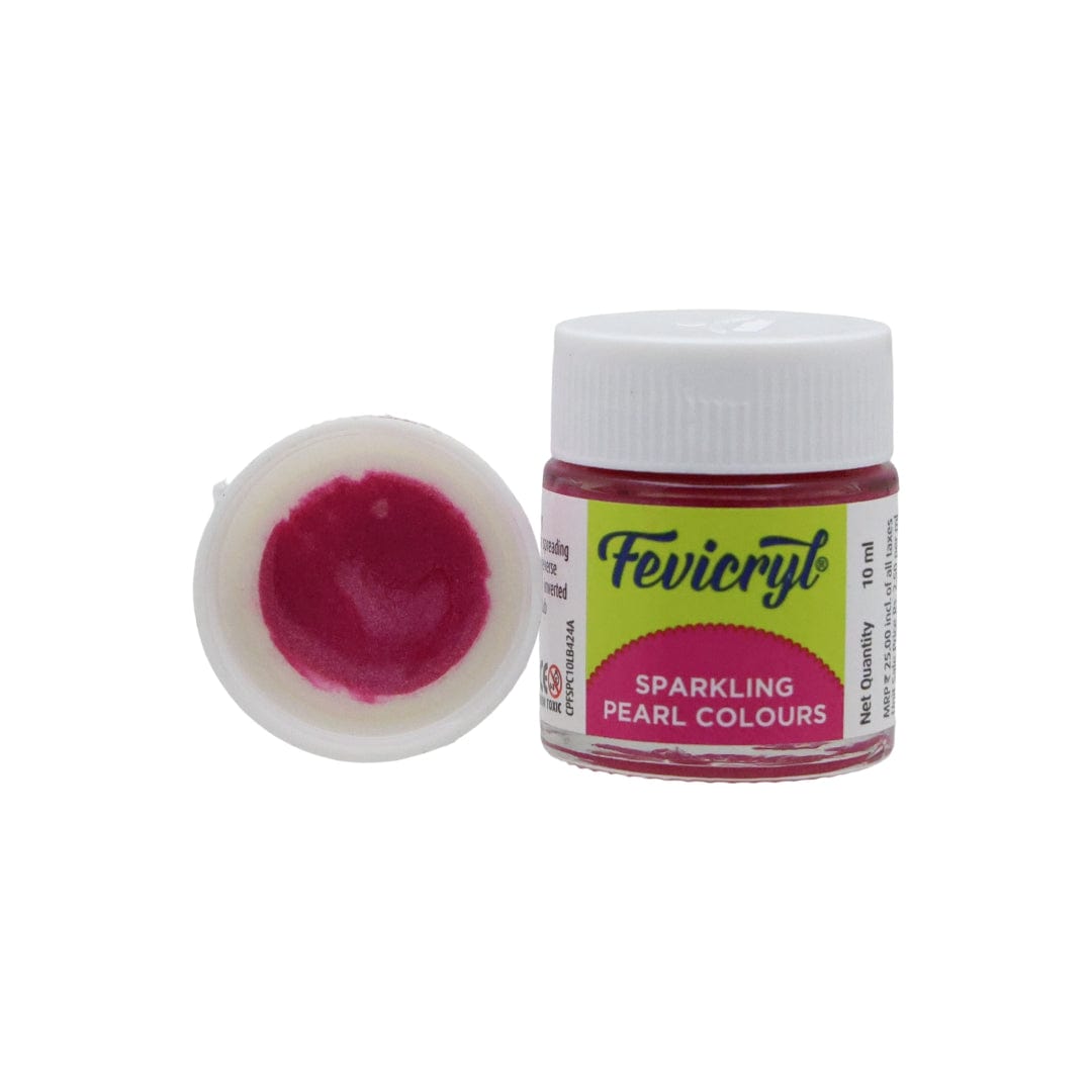 Pidilite Magenta Pidilite Fevicryl Acrylic Colours Sparkling Pearl 10ml