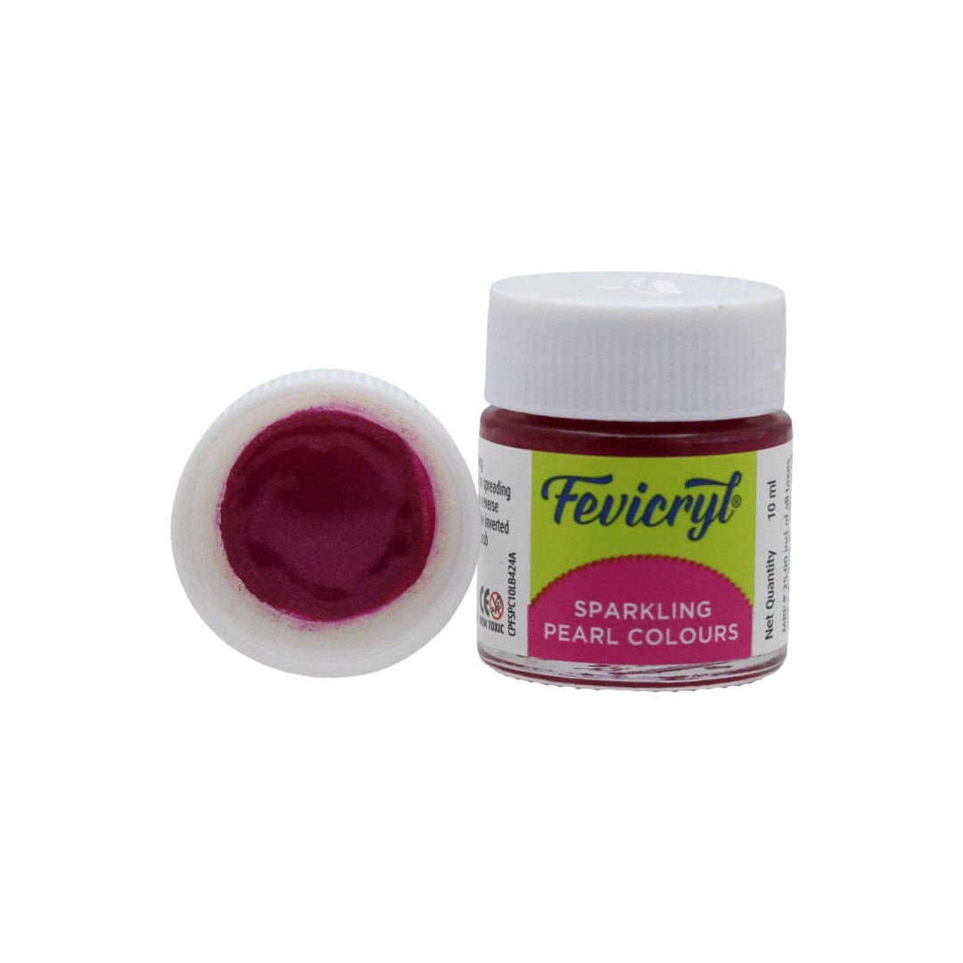 Pidilite Fevicryl Acrylic Colours Sparkling Pearl 10ml (Mrp-25/-) (magenta)