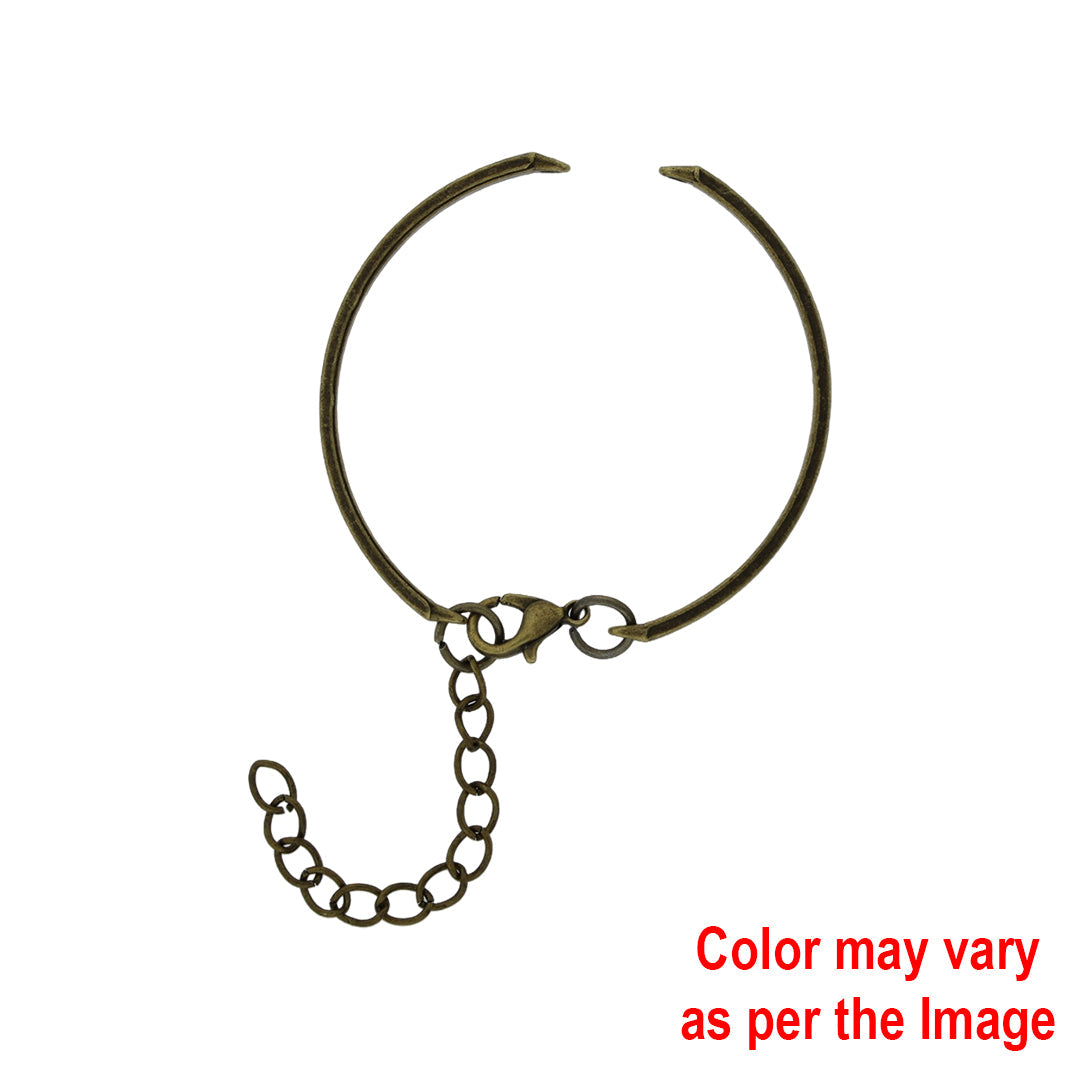 Crafteria Antique 5Pcs Cuff Bracelet with Adjustable Chain