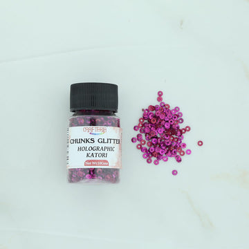 Crafteria Magenta Chunks Glitter Holographic Katori 10g