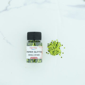 Crafteria L.Green Chunks Glitter Plain Small Star 10g