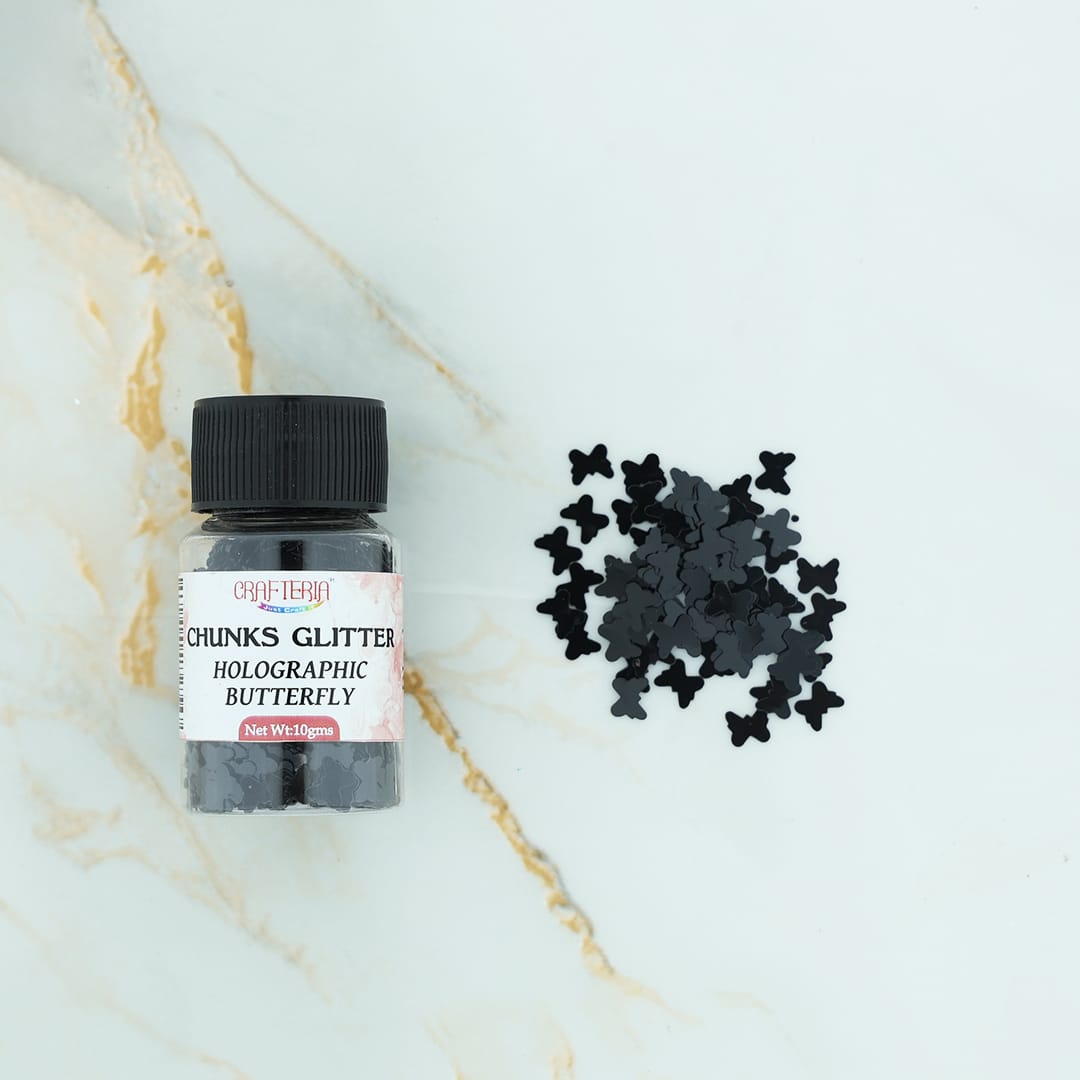 Chunks Glitter Holographic Butterfly 10g (Violet)
