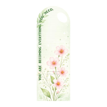 Crafteria Pink Blossom Floral Bouquet Card with Handle – You Are Becoming Everything You Need Design