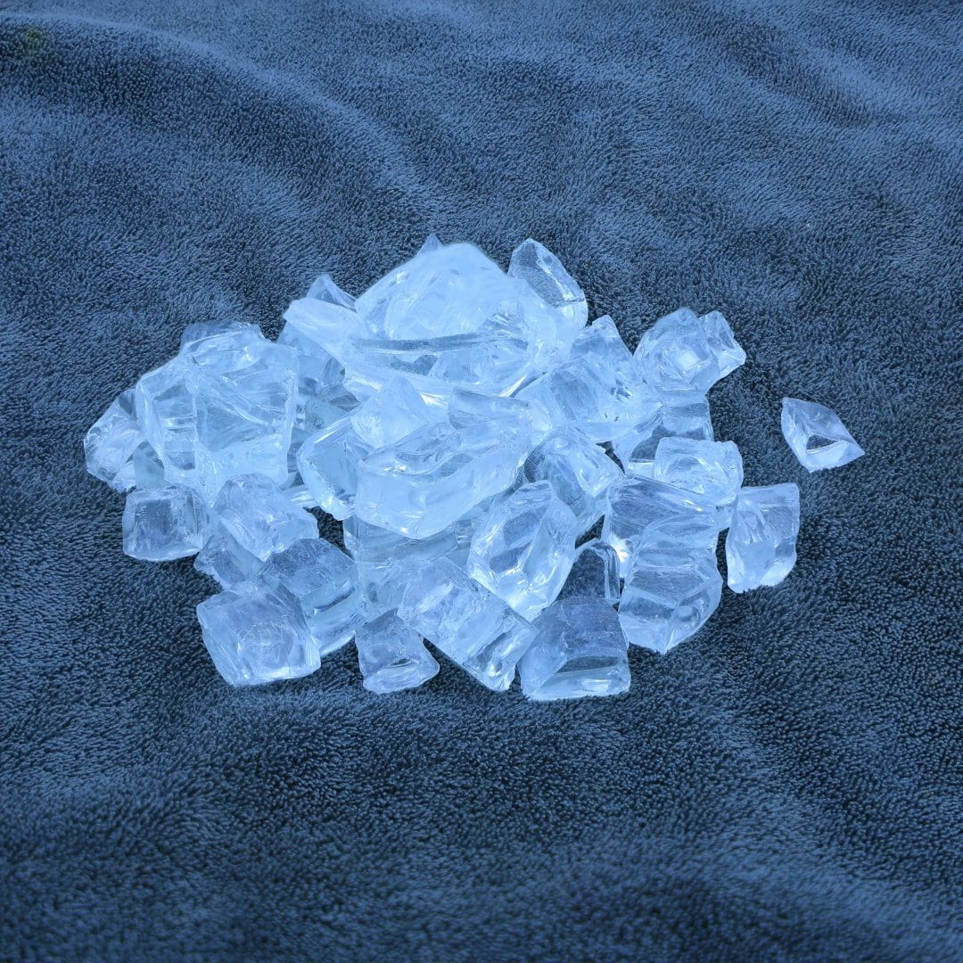 250 Gm Firepit Transparent Glass