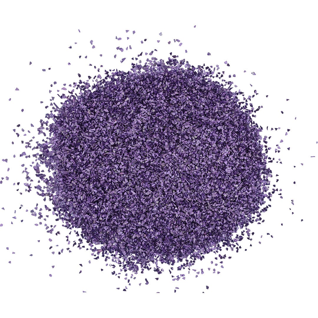 Small Metallic Glass Chips 20GMS/BOTTLE (purple)