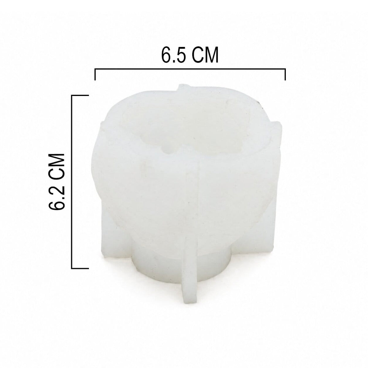 Crafteria Custard Apple Fruit Candle, Wax, Soap Silicon Mould