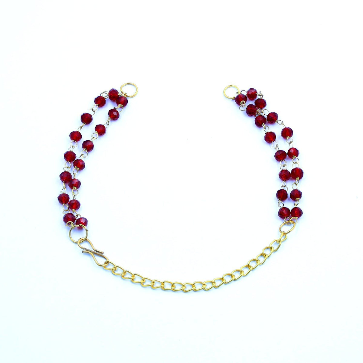 Crafteria MAROON BRACELET RAKHI CHAIN NO 7